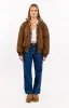 All I Wanted Brown Plaid Puffer Jacket sold by Beginning Boutique