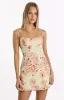 Penny Lane Yellow Bloom Mini Dress sold by Beginning Boutique