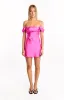 Zoella Hot Pink Off The Shoulder Mini Dress sold by Beginning Boutique