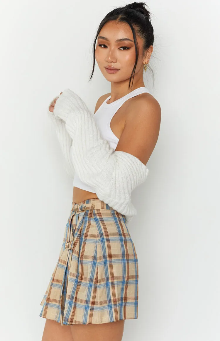 Pyara Plaid Mini Skirt sold by Beginning Boutique product image thumbnail 5