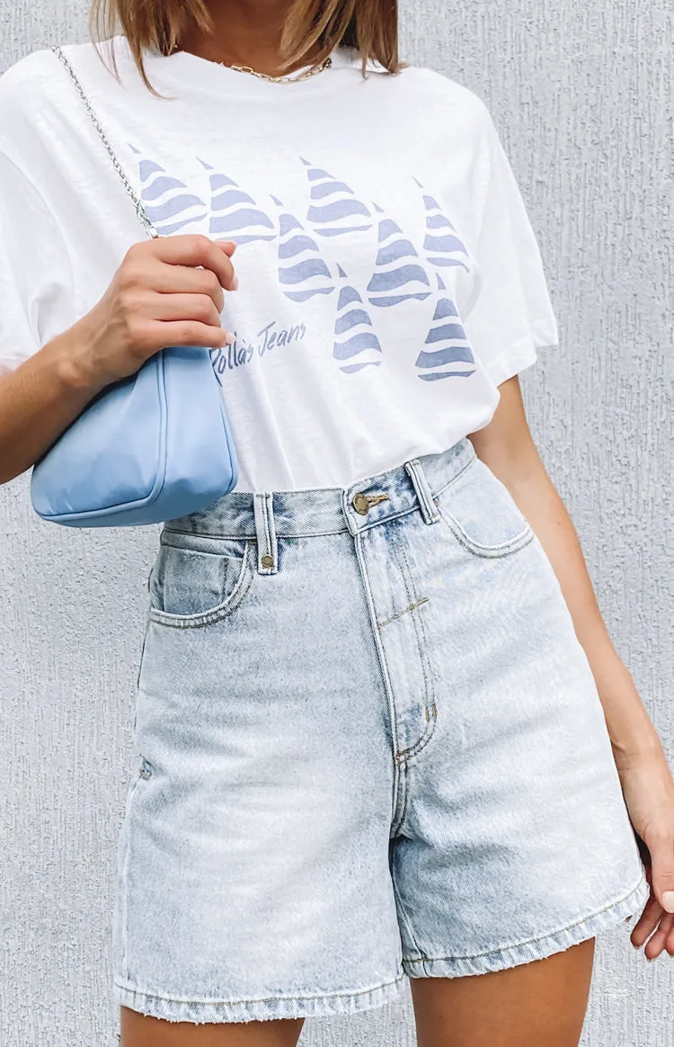 Thrills Koko Short Time-Worn Blue sold by Beginning Boutique product image thumbnail 4