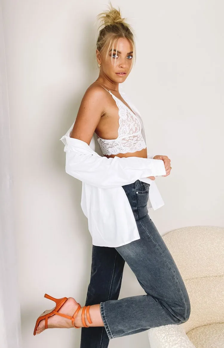Oversized Shirt White sold by Beginning Boutique product image thumbnail 2