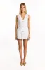 Isla White Wash Denim Mini Dress sold by Beginning Boutique