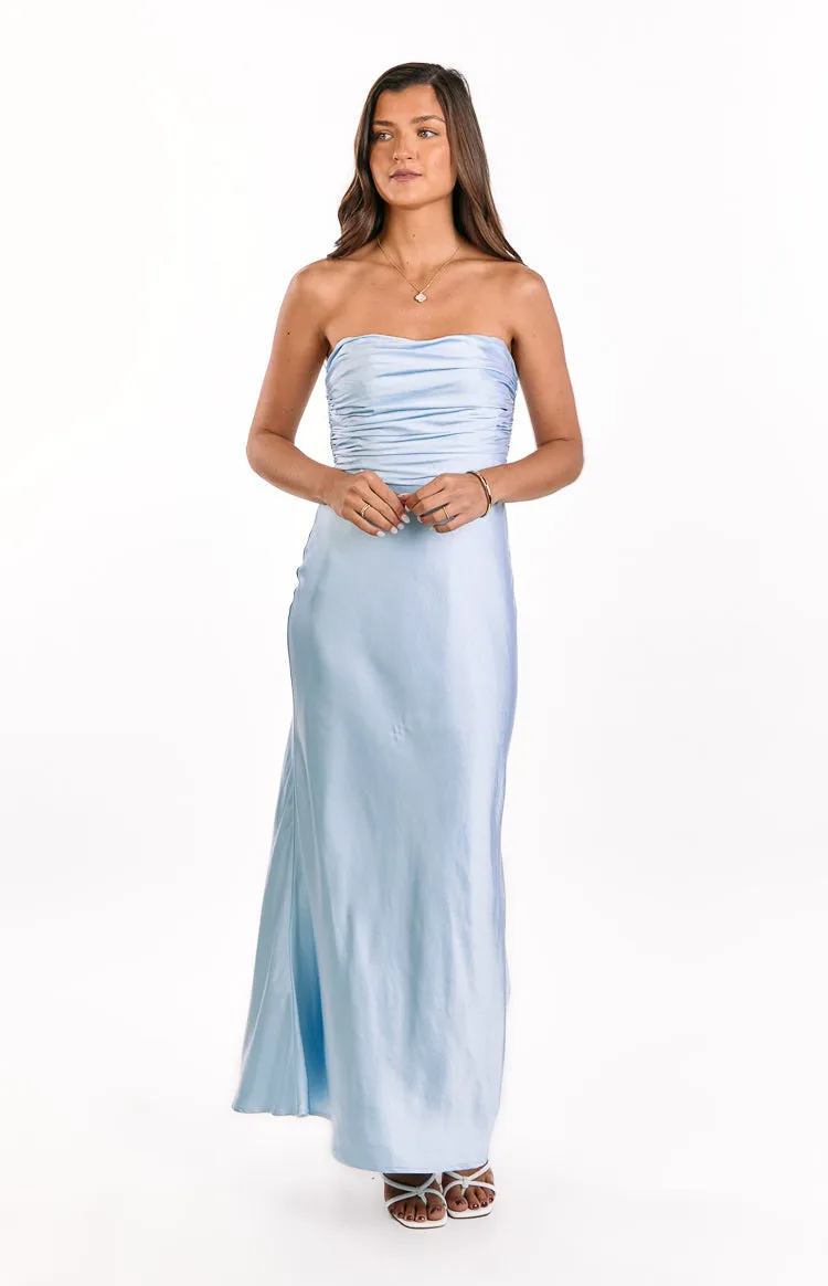 Alexia Blue Strapless Maxi Dress sold by Beginning Boutique product image thumbnail 2