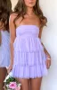 Birthday Girl Lilac Mini Party Dress sold by Beginning Boutique