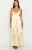 Nakita Yellow Maxi Dress sold by Beginning Boutique