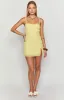 Mia Yellow Mini Dress sold by Beginning Boutique