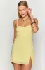 Mia Yellow Mini Dress sold by Beginning Boutique