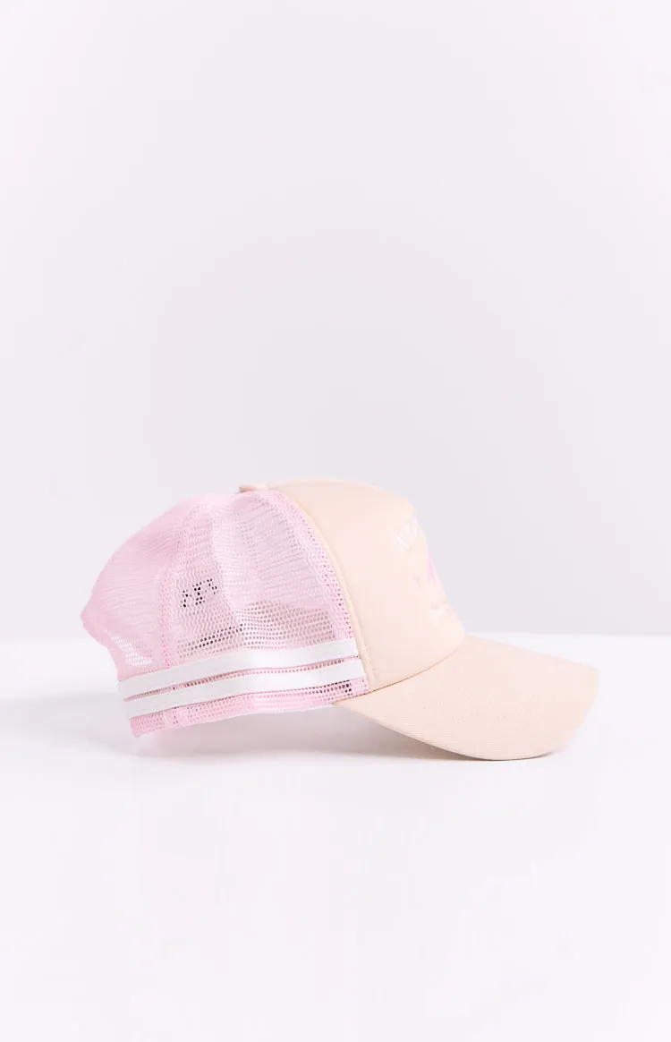 Beginning Cream Pony Club Trucker Cap sold by Beginning Boutique product image thumbnail 3