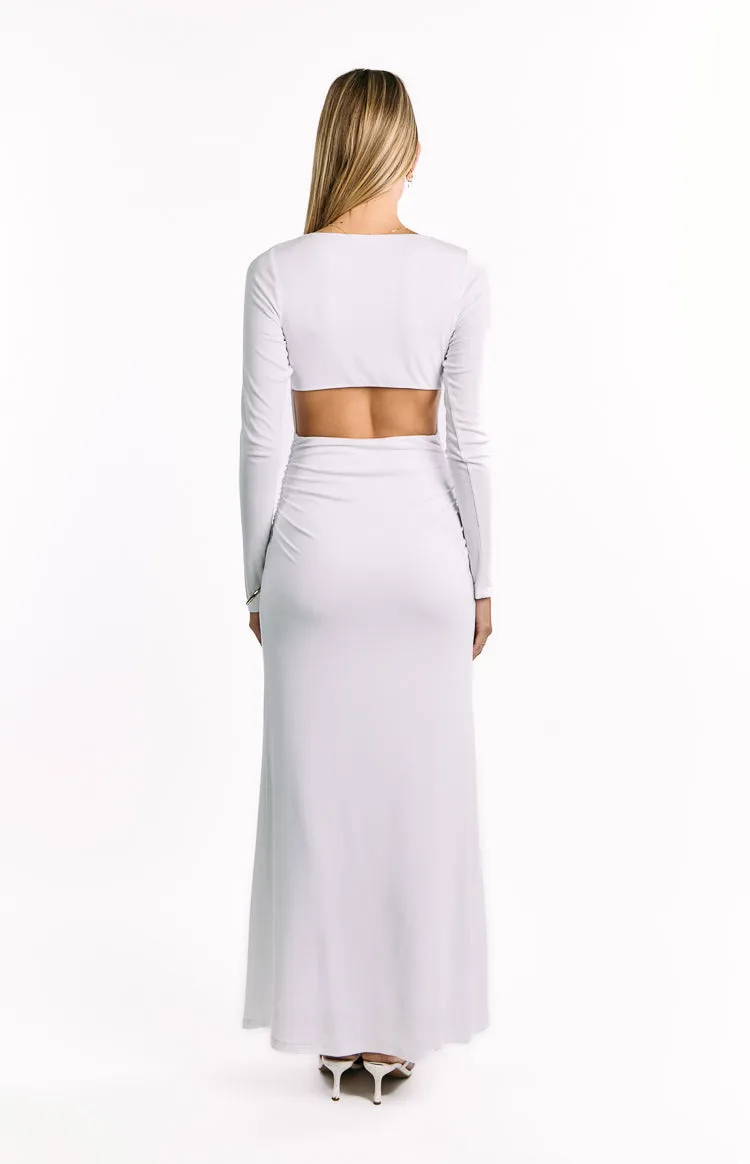 Grayson White Long Sleeve Maxi Dress sold by Beginning Boutique product image thumbnail 4