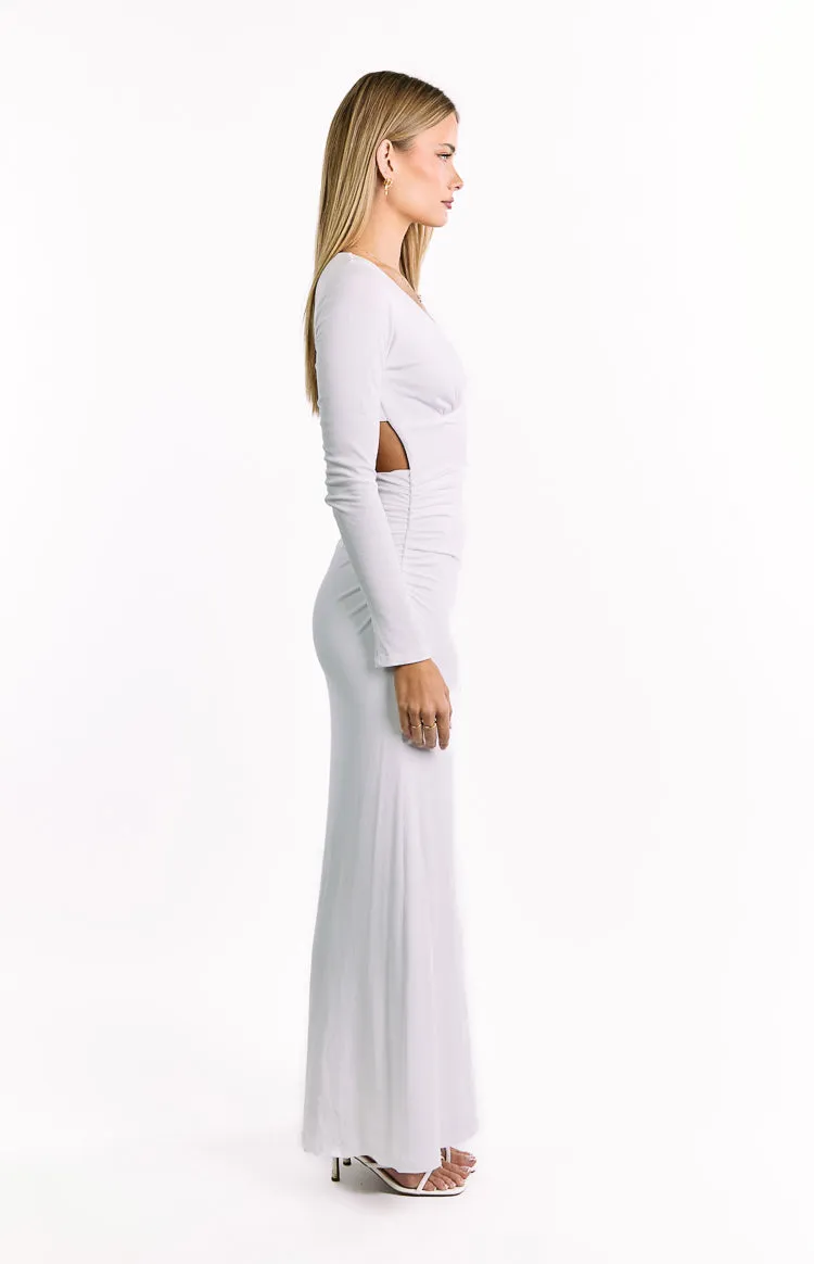 Grayson White Long Sleeve Maxi Dress sold by Beginning Boutique product image thumbnail 3