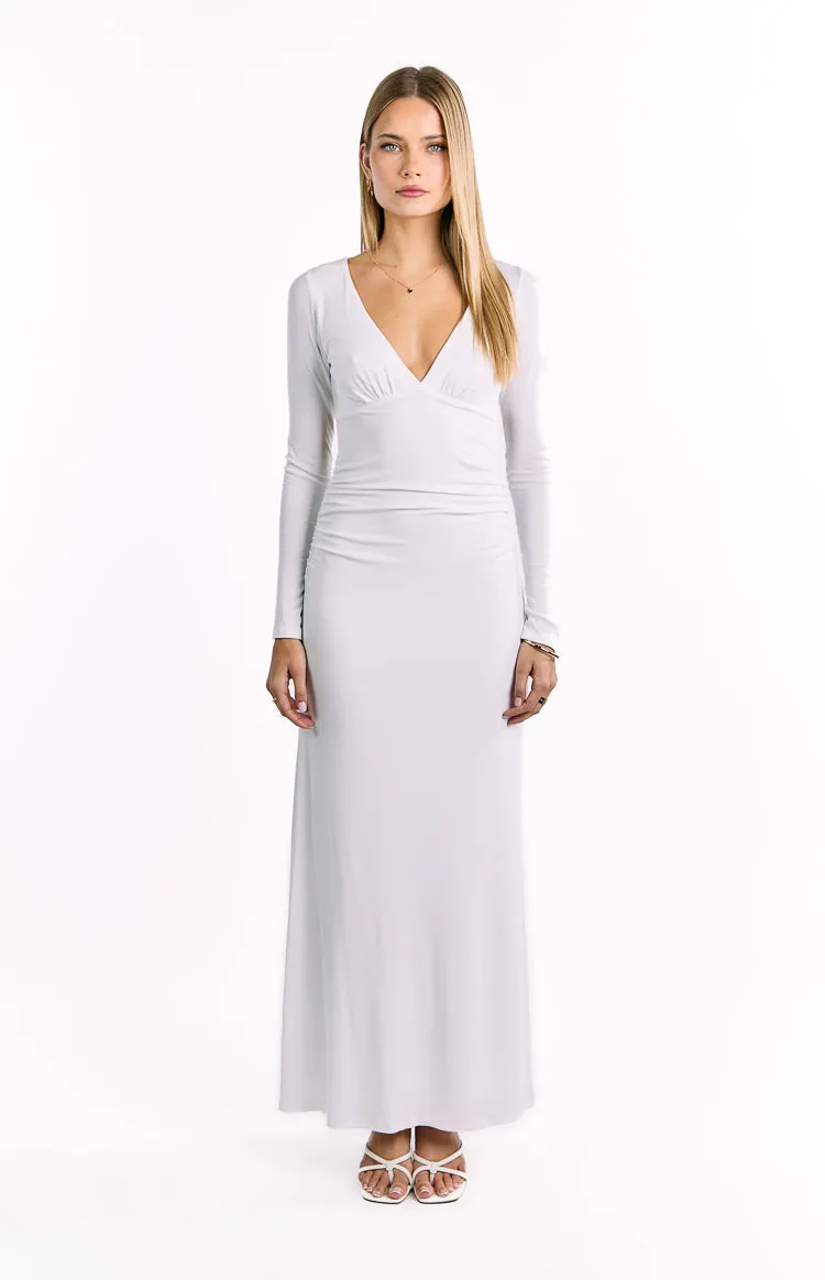 Grayson White Long Sleeve Maxi Dress sold by Beginning Boutique product image thumbnail 2