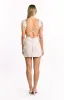 Macayle Cream Mini Dress sold by Beginning Boutique