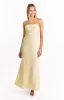 Alexia Yellow Strapless Maxi Dress sold by Beginning Boutique