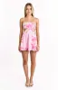 Josie Pink Floral Mini Dress sold by Beginning Boutique