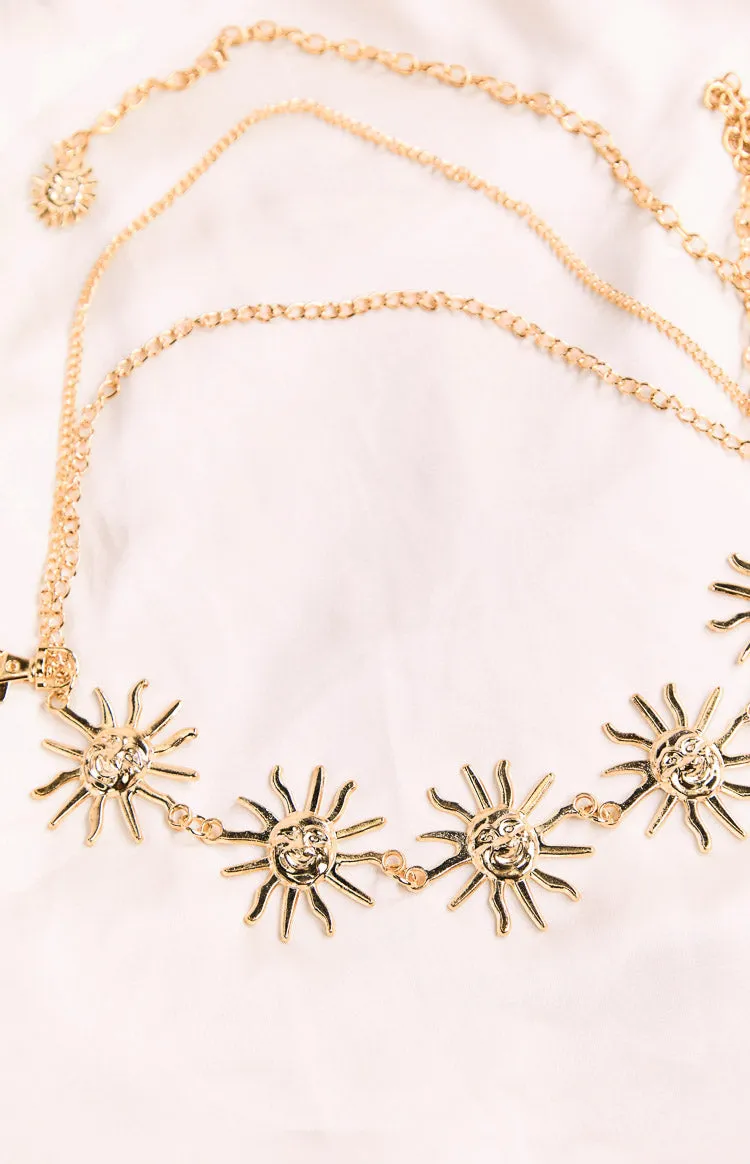 Gold Multi Chain Star Belt sold by Beginning Boutique product image thumbnail 2