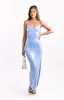 Honey Blue Sequin Maxi Dress sold by Beginning Boutique