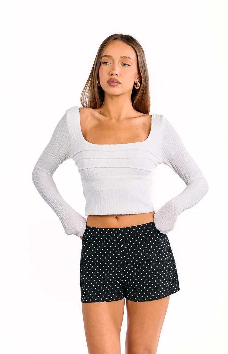 Brynn Black Polka Dot Shorts sold by Beginning Boutique product image thumbnail 2