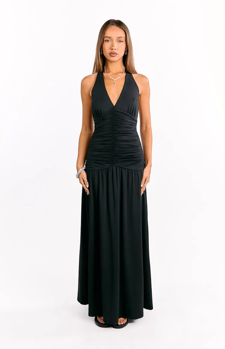 Gloria Black Maxi Dress sold by Beginning Boutique product image thumbnail 2