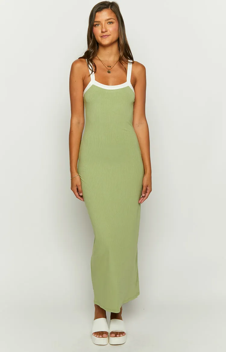 Cynthia Green Maxi Dress sold by Beginning Boutique product image thumbnail 5