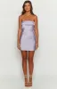 Annie Purple Strapless Mini Dress sold by Beginning Boutique