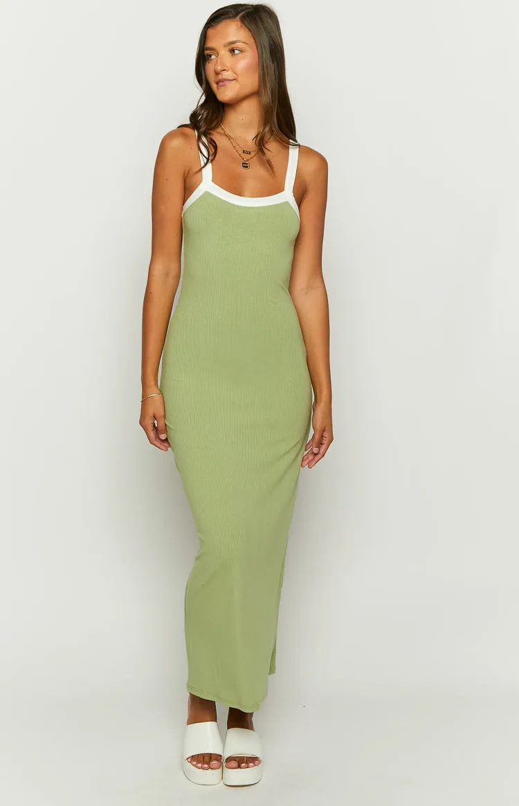 Cynthia Green Maxi Dress sold by Beginning Boutique product image thumbnail 4