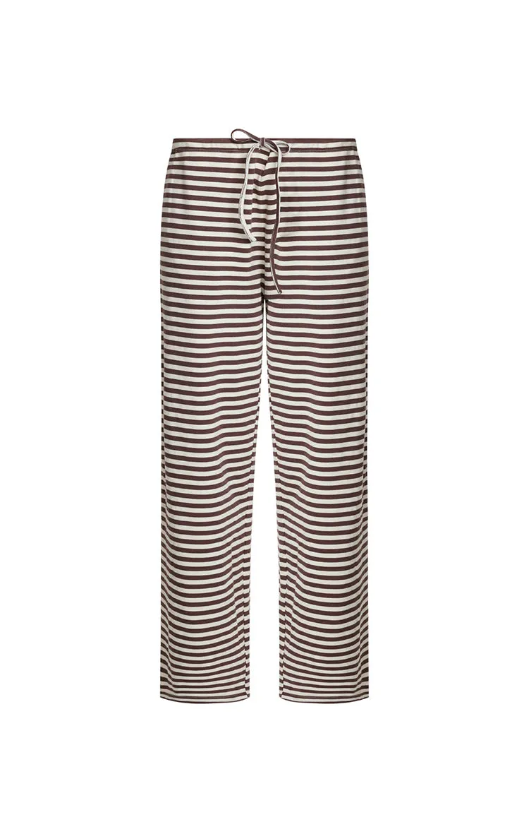 Lioness Bloom Dark Chocolate Stripe Pants sold by Beginning Boutique product image thumbnail 5