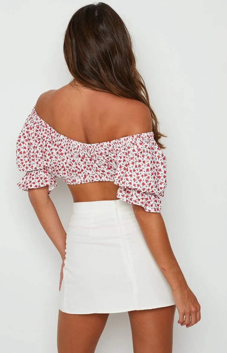 Milan Skirt White sold by Beginning Boutique product image thumbnail 5