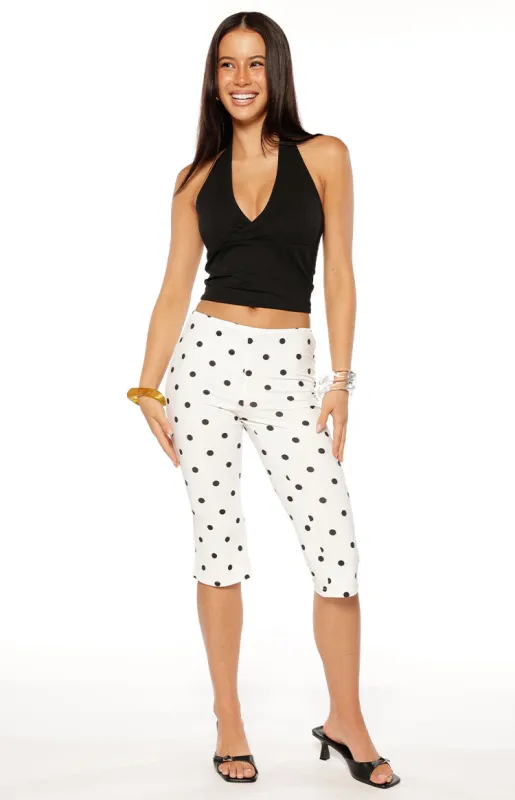 Lioness Starlet Capri Cream Polka made by Lioness