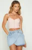 Lucia Pink Broderie Crop Top sold by Beginning Boutique