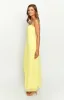 Flossie Yellow Maxi Sleeveless Dress sold by Beginning Boutique