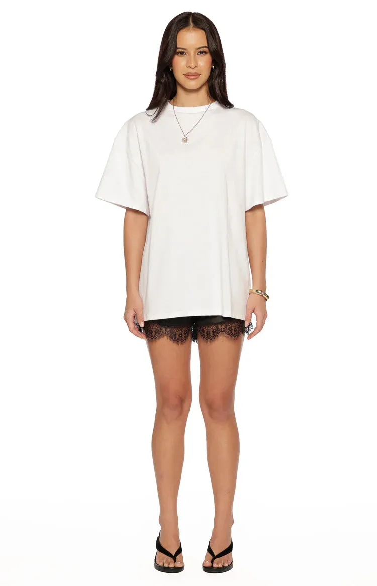 Alba Plain White Tee sold by Beginning Boutique product image thumbnail 5