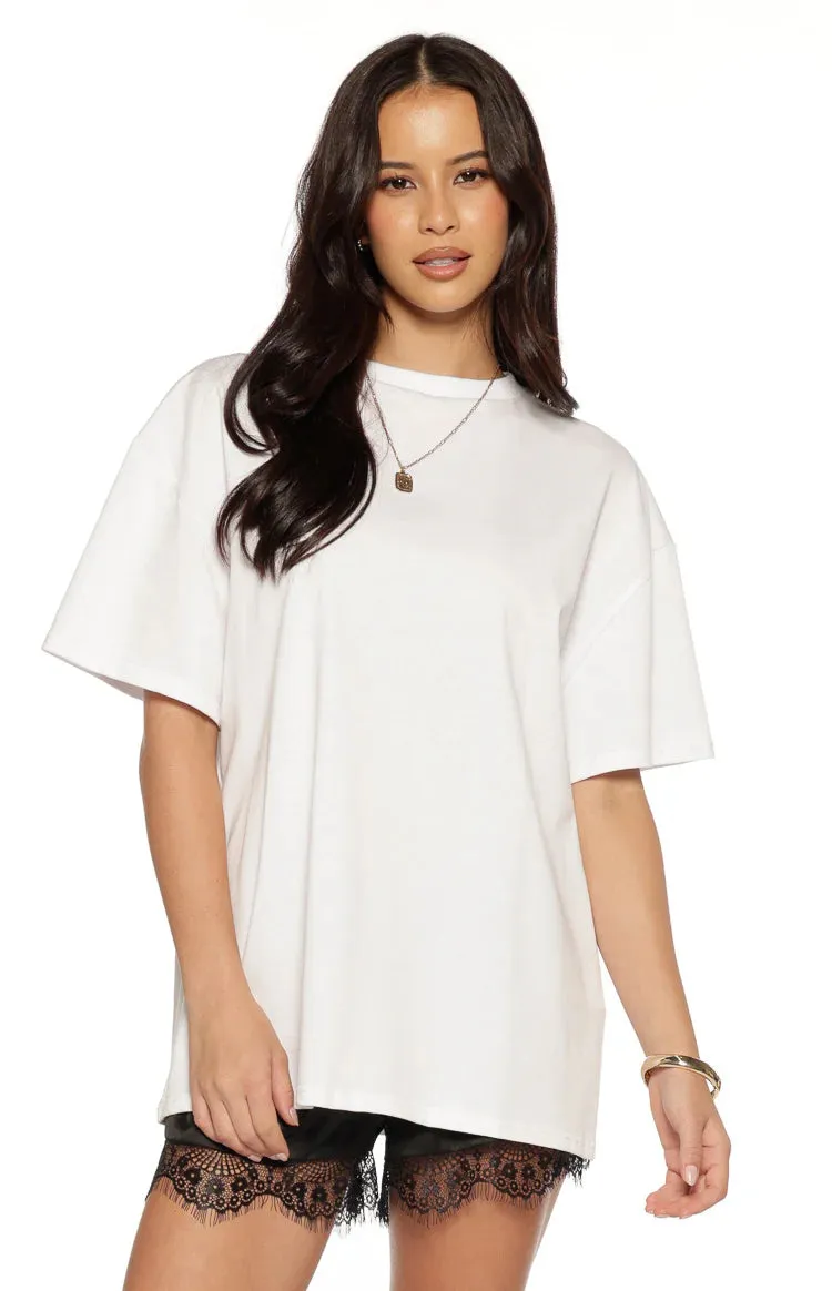 Alba Plain White Tee sold by Beginning Boutique product image thumbnail 2