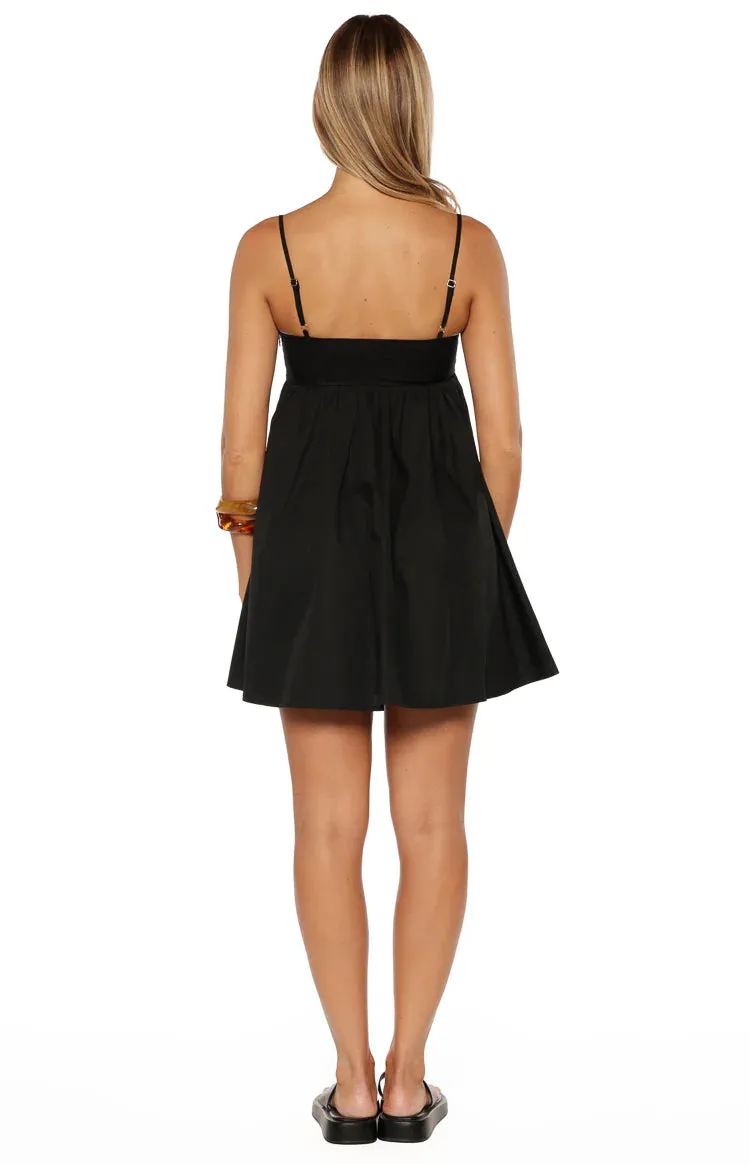 Gracelyn Black Eyelet Embroidered Mini Dress sold by Beginning Boutique product image thumbnail 5