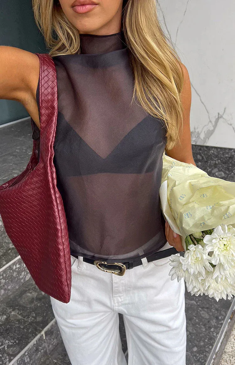 Beatrice Black Jersey Bralette sold by Beginning Boutique product image thumbnail 5