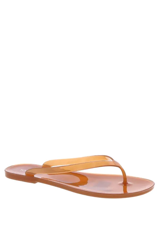 Twila Tan Jelly Thongs made by Beginning Boutique