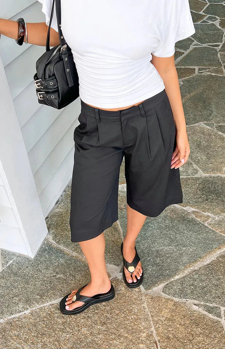 Laudine Black Tailored Culottes sold by Beginning Boutique product image thumbnail 3