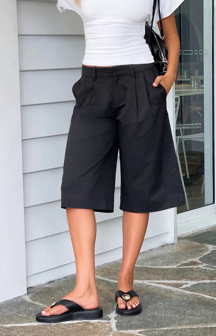 Laudine Black Tailored Culottes sold by Beginning Boutique product image thumbnail 2