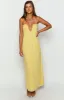 Braelyn Yellow Strapless Maxi Dress sold by Beginning Boutique