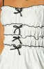 It Girl White Bow Mini Dress sold by Beginning Boutique