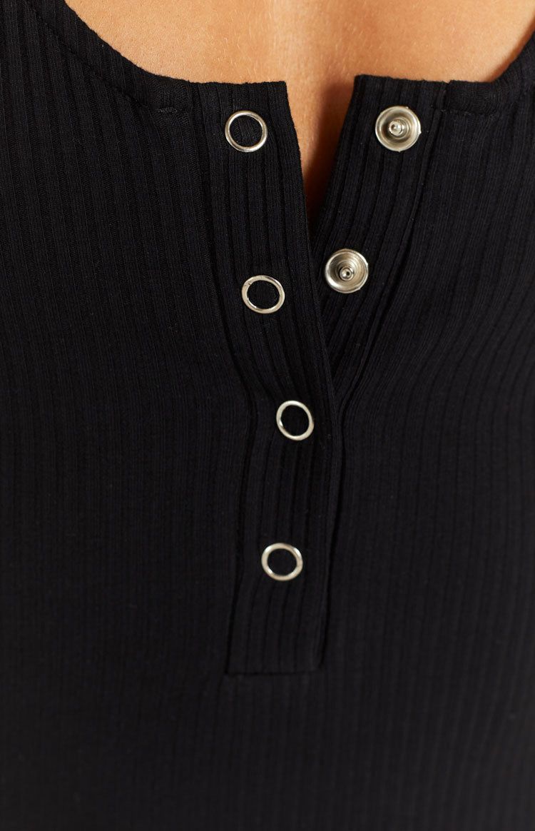 Edwina Black Rib Bodysuit sold by Beginning Boutique product image thumbnail 10