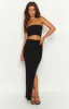 Summertime Black Knit Maxi Skirt sold by Beginning Boutique