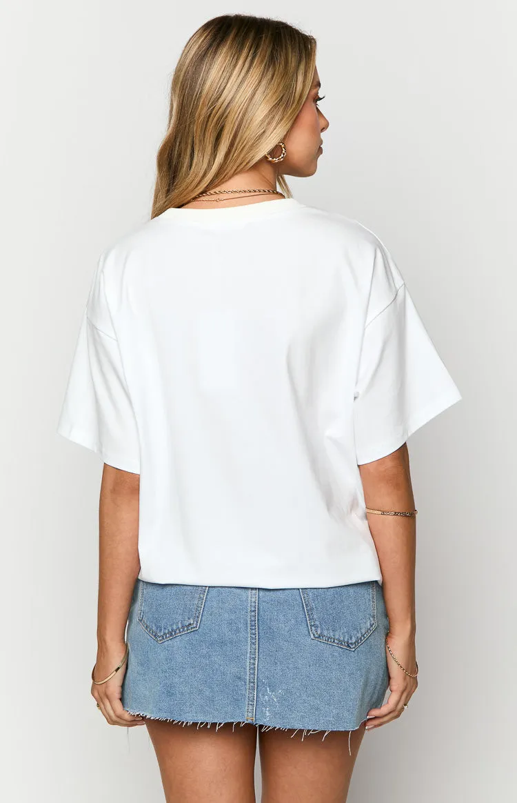 Duvet White Tee sold by Beginning Boutique product image thumbnail 4