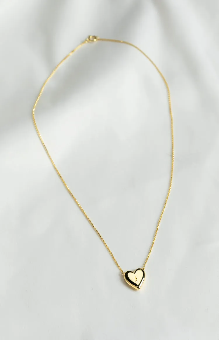 Lovestruck Lou Lewi Gold Necklace sold by Beginning Boutique product image thumbnail 2