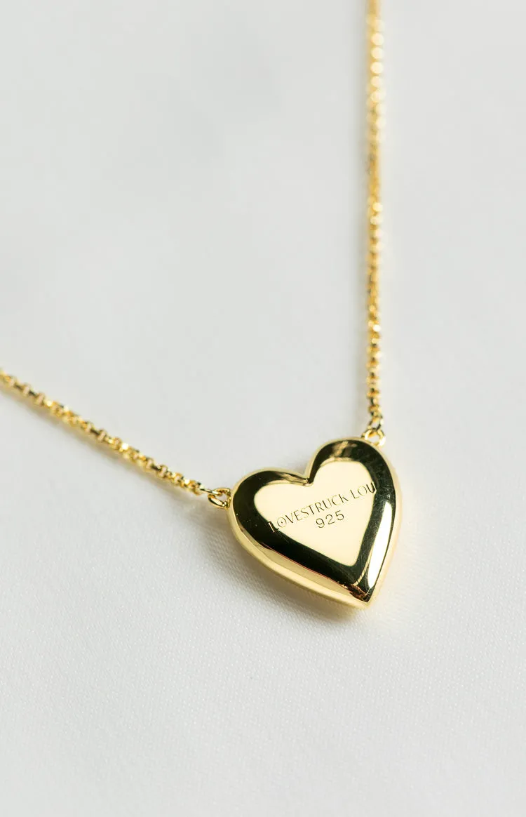 Lovestruck Lou Lewi Gold Necklace sold by Beginning Boutique product image thumbnail 4