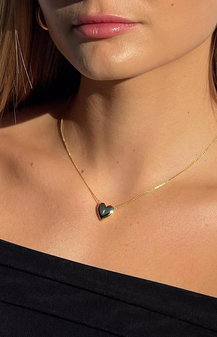 Lovestruck Lou Lewi Gold Necklace sold by Beginning Boutique