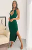 Blondie Midi Dress Emerald sold by Beginning Boutique