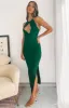 Blondie Midi Dress Emerald sold by Beginning Boutique