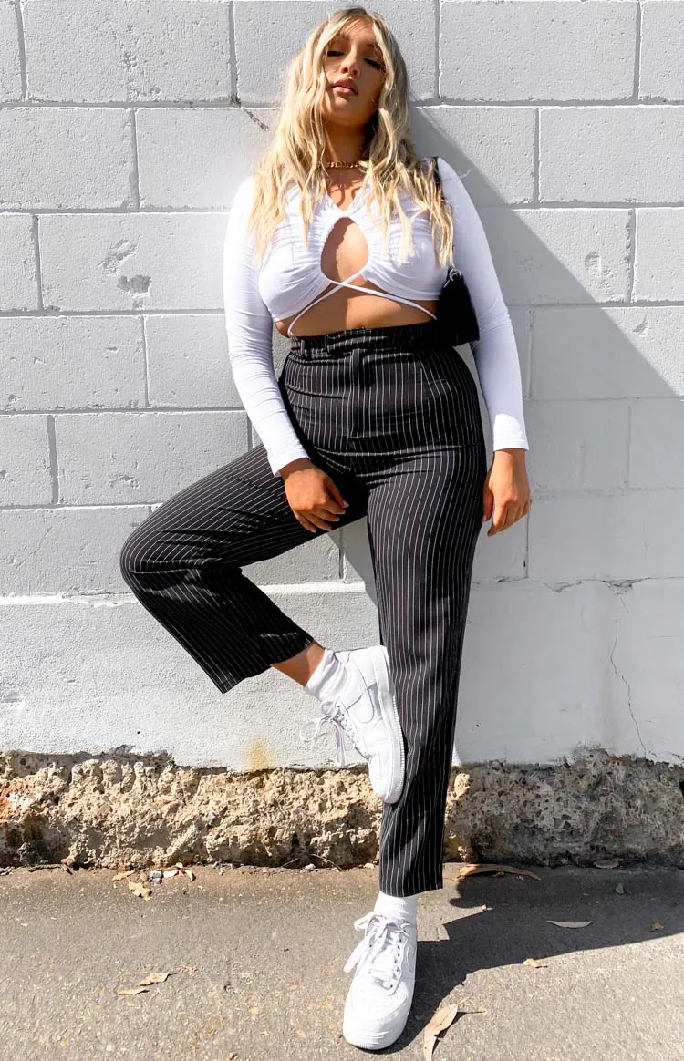 Serena Crop Top White sold by Beginning Boutique product image thumbnail 4