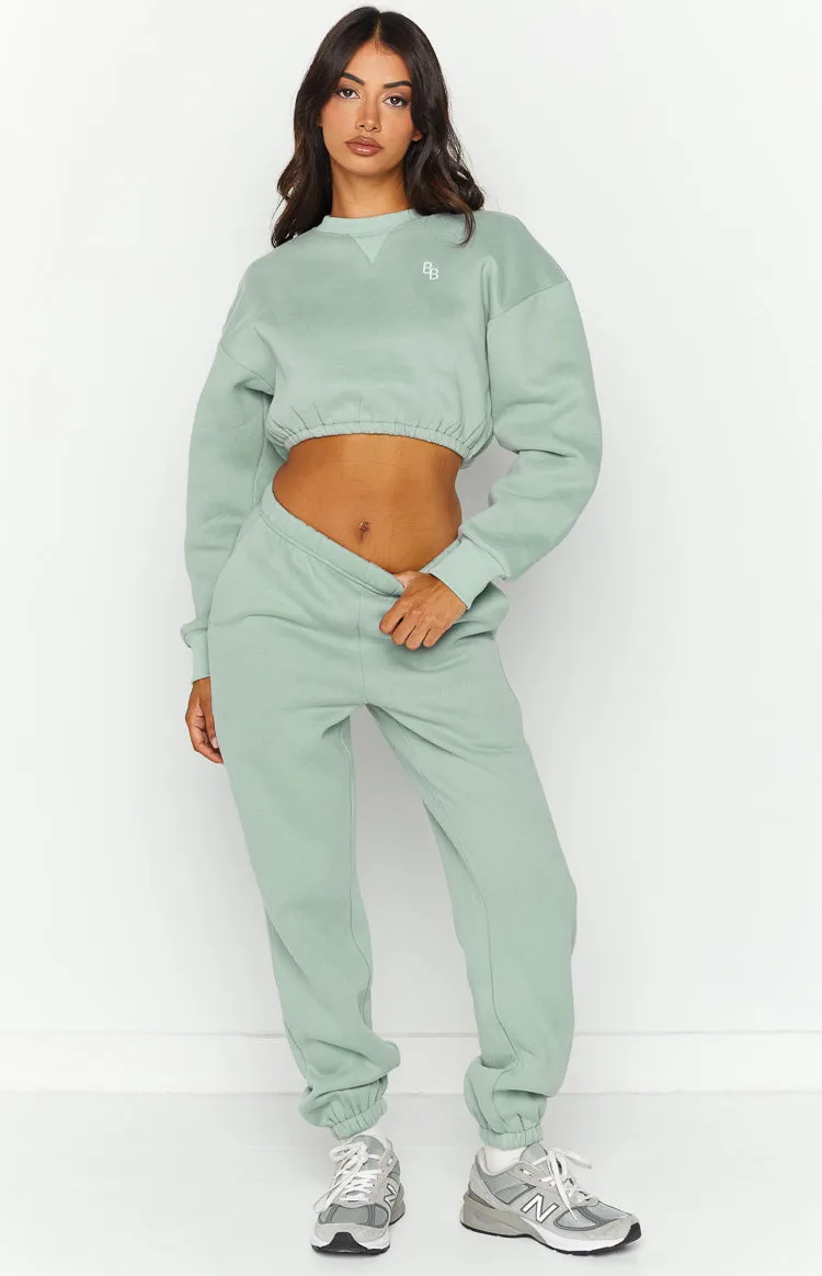 Annie Mineral Cropped Sweater sold by Beginning Boutique product image thumbnail 3